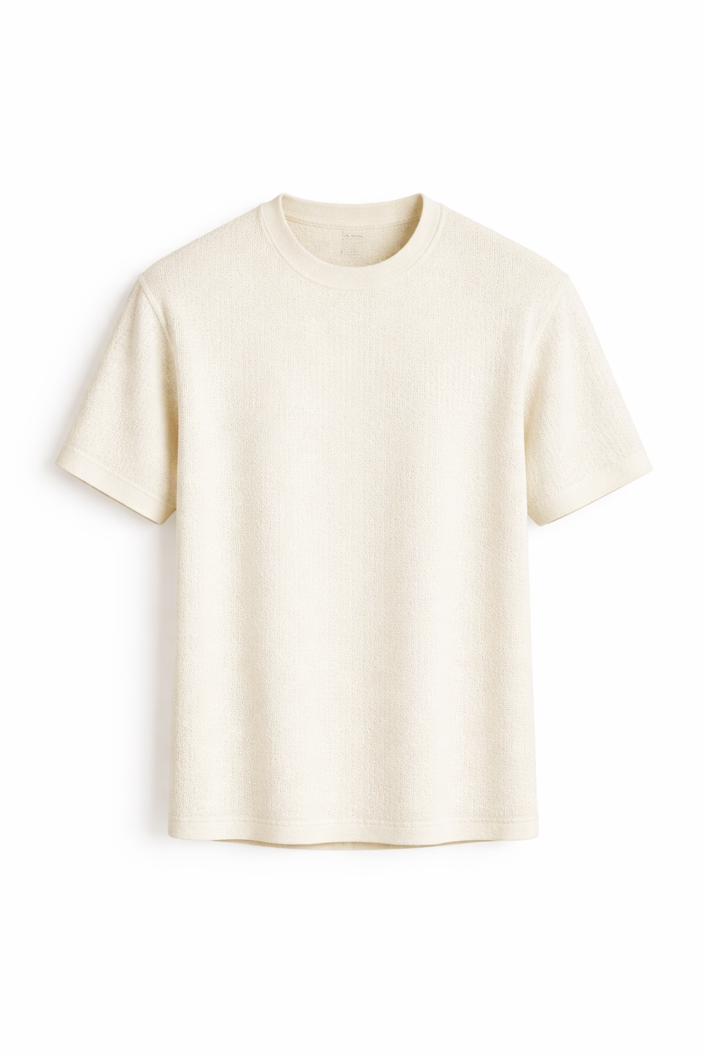 Men's Textured Short Sleeve T Shirt Relaxed Fit Summer
