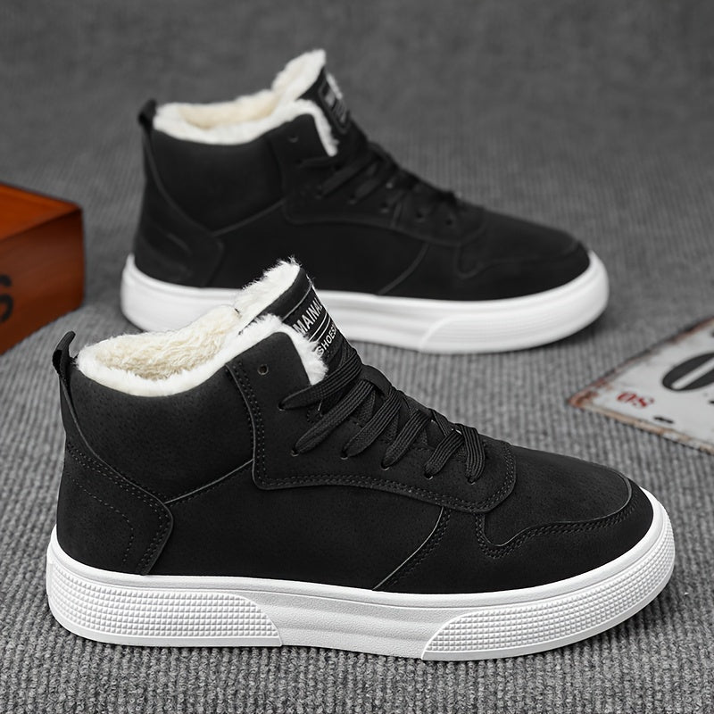Women's Fleece-Lined Winter Lace-Up High-Tops
