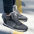 Men's Warm Lined Winter Shoes Slip Resistant High Top