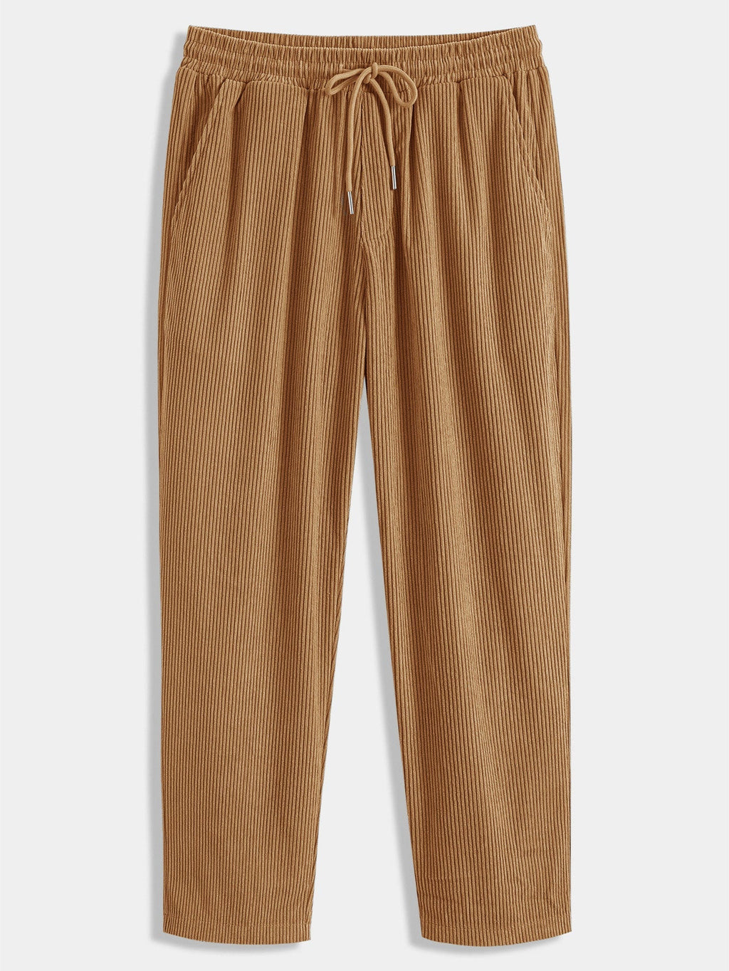 Men's Hooded Flannel Shirt and Corduroy Trouser Set Relaxed