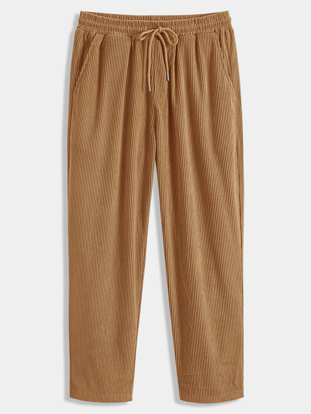 Men's Hooded Flannel Shirt and Corduroy Trouser Set Relaxed