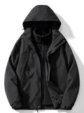 Men's 3 in 1 Outdoor Jacket Hooded Winter Layer