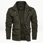 Men's Utility Style Winter Jacket Insulated Outerwear for Workdays