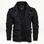 Men's Utility Style Winter Jacket Insulated Outerwear for Workdays