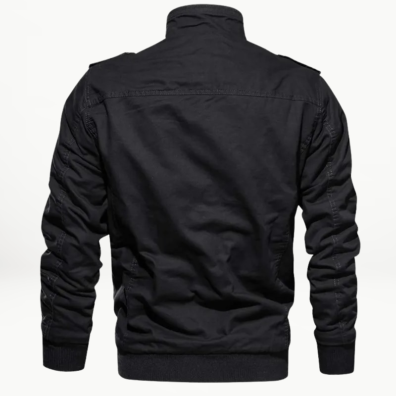 Men's Utility Style Winter Jacket Insulated Outerwear for Workdays