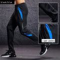Men's Lightweight Tapered Joggers with Zippered Pockets – Blue