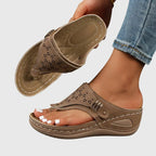 Women's Cushioned Orthopedic Slide Sandals Everyday Comfort
