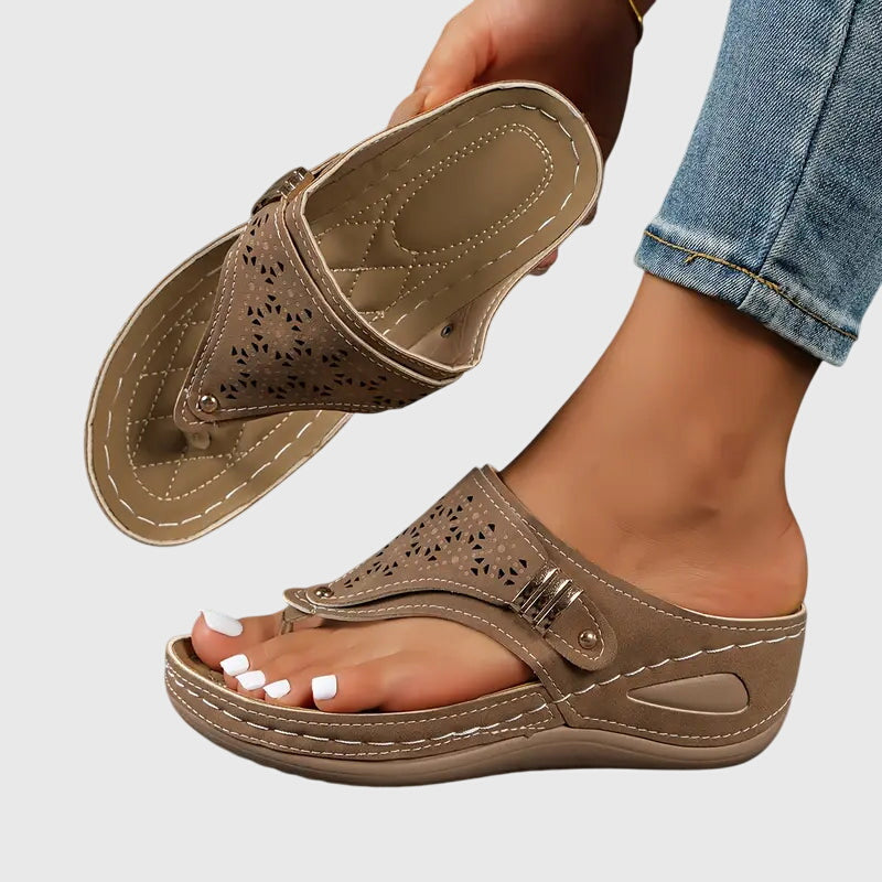 Women's Cushioned Orthopedic Slide Sandals Everyday Comfort
