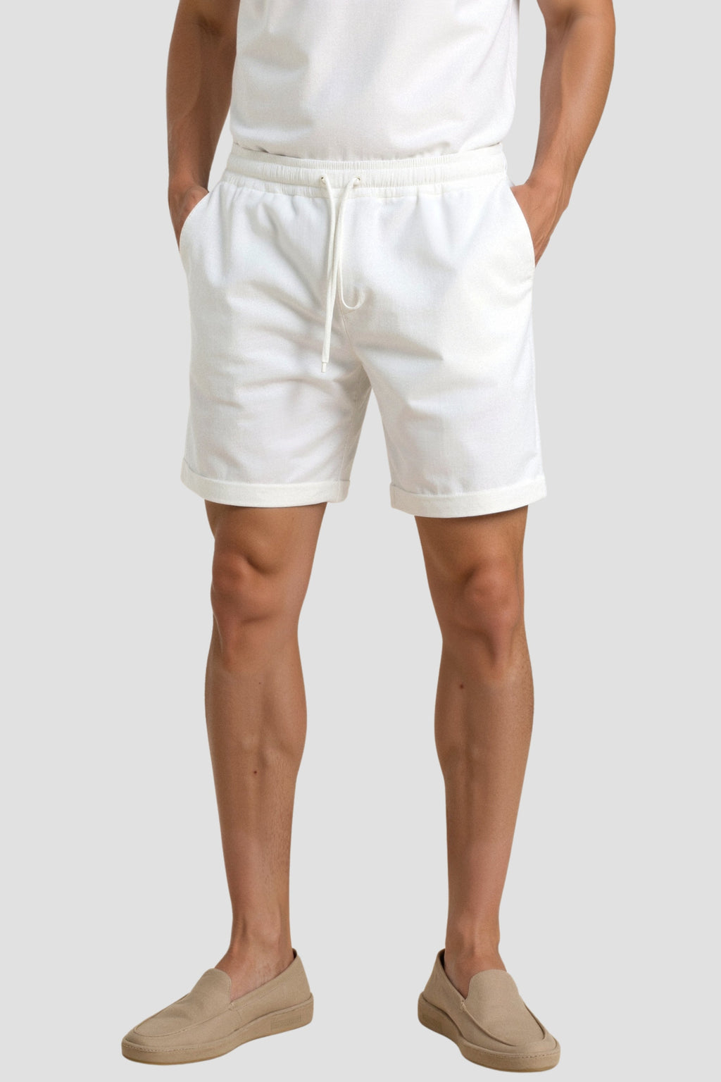 Men's Relaxed Fit Drawstring Shorts Casual Everyday Lounge Wear