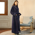 Women's Flannel Bathrobe – Soft Belted Robe