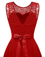 Women's Wedding Guest High-Low Elegant Dress
