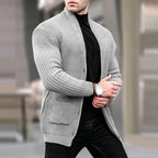 Men's Relaxed Fit Knit Cardigan with Pockets Lightweight Urban