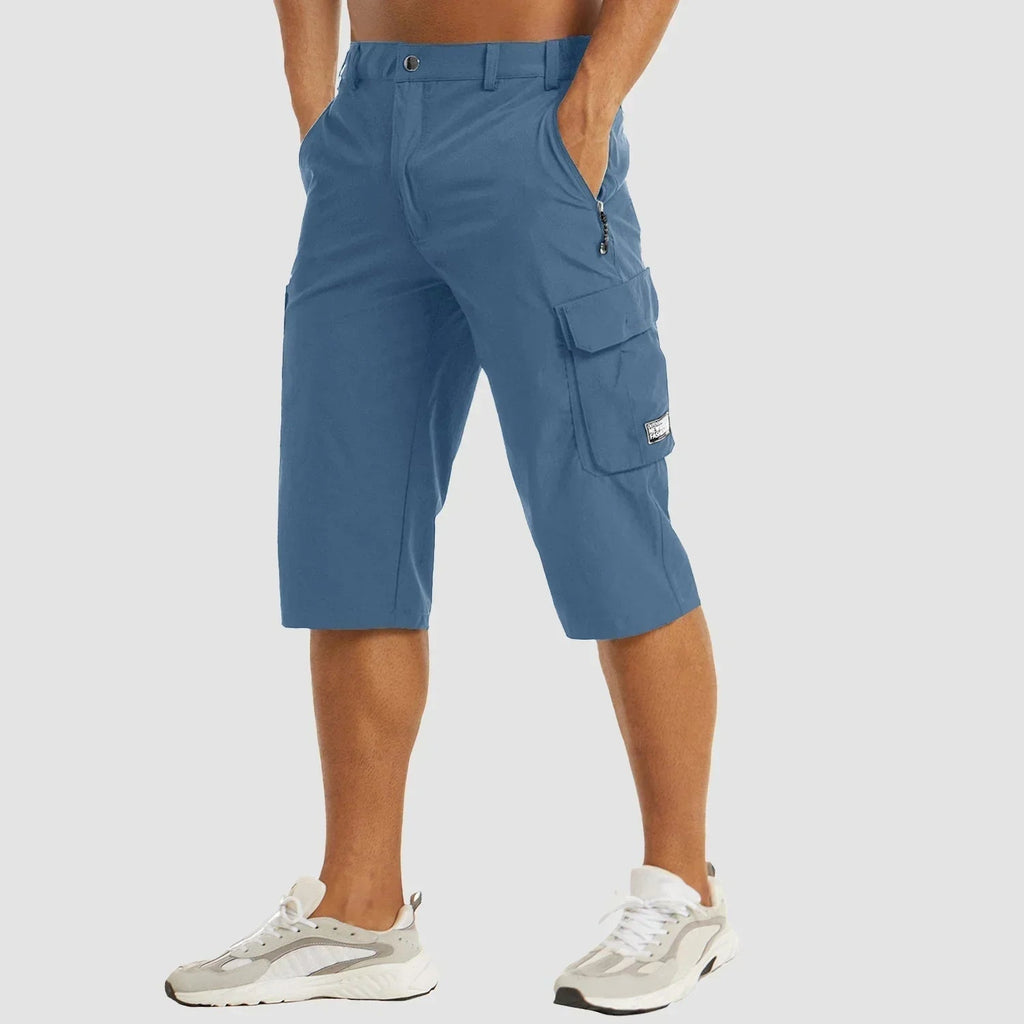 Men's Stretch Cargo Bermuda Shorts with Utility Pockets