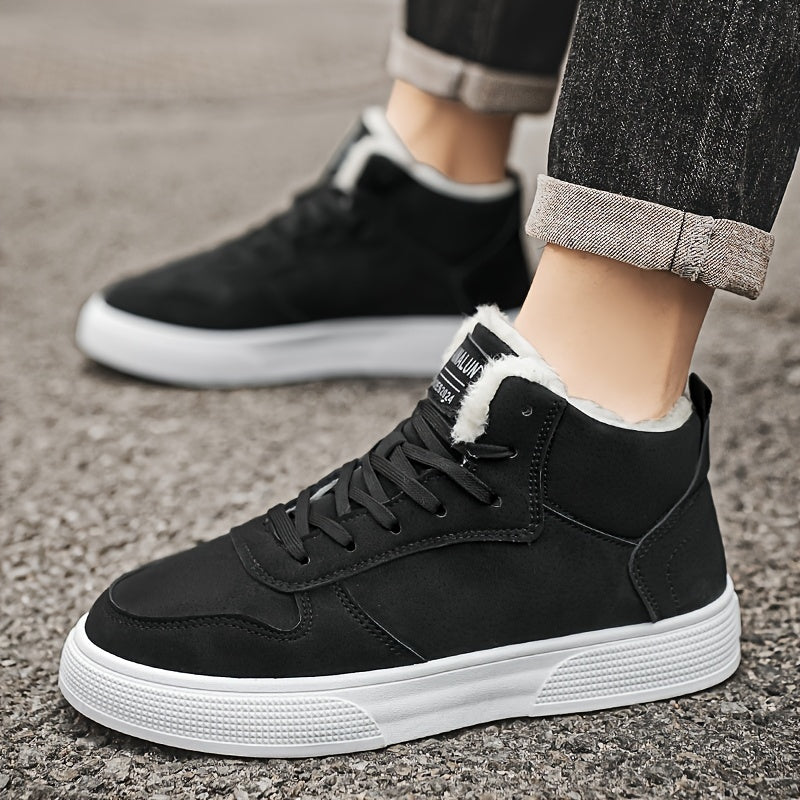 Women's Fleece-Lined Winter Lace-Up High-Tops