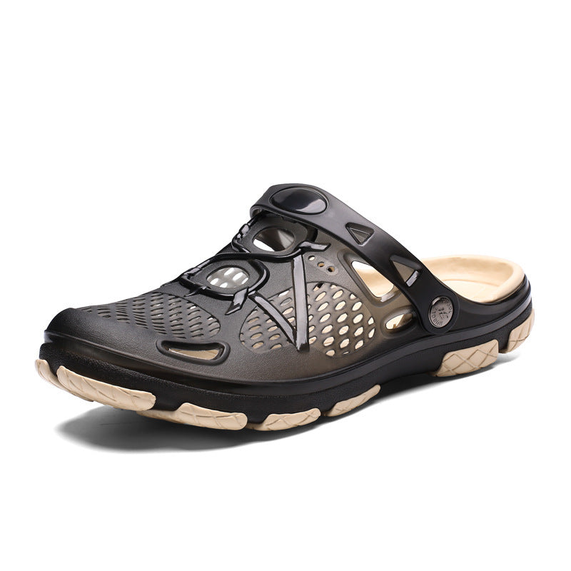 Men's Vented Closed Toe Slingback Sandals