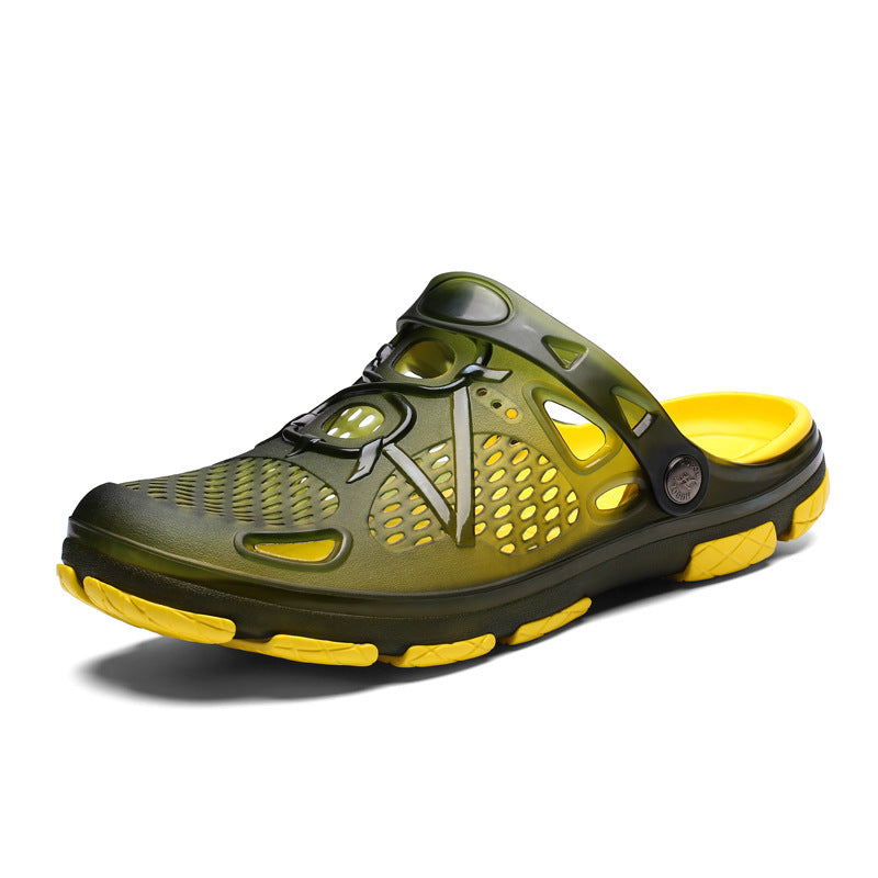 Men's Vented Closed Toe Slingback Sandals