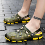 Men's Vented Closed Toe Slingback Sandals