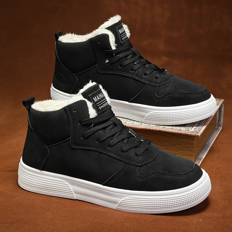 Women's Fleece-Lined Winter Lace-Up High-Tops