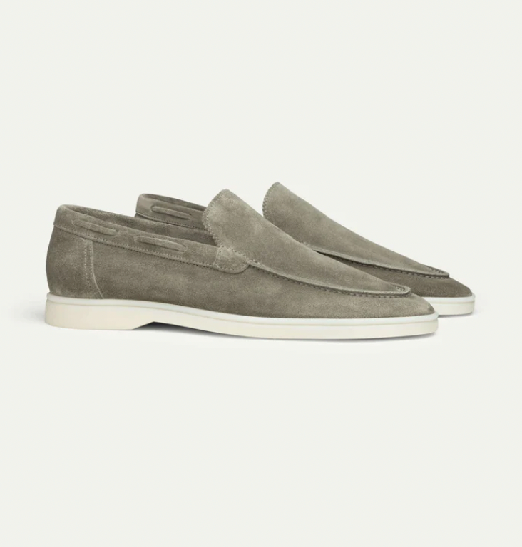 Men's Suede Slip On Loafers Smart Casual Driving Shoes