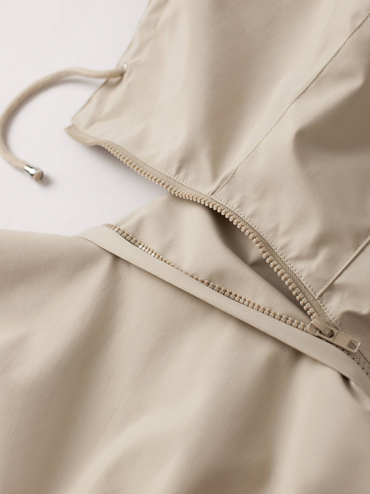 Women's Lightweight Hooded Spring Jacket with Drawstring Cinch Waist