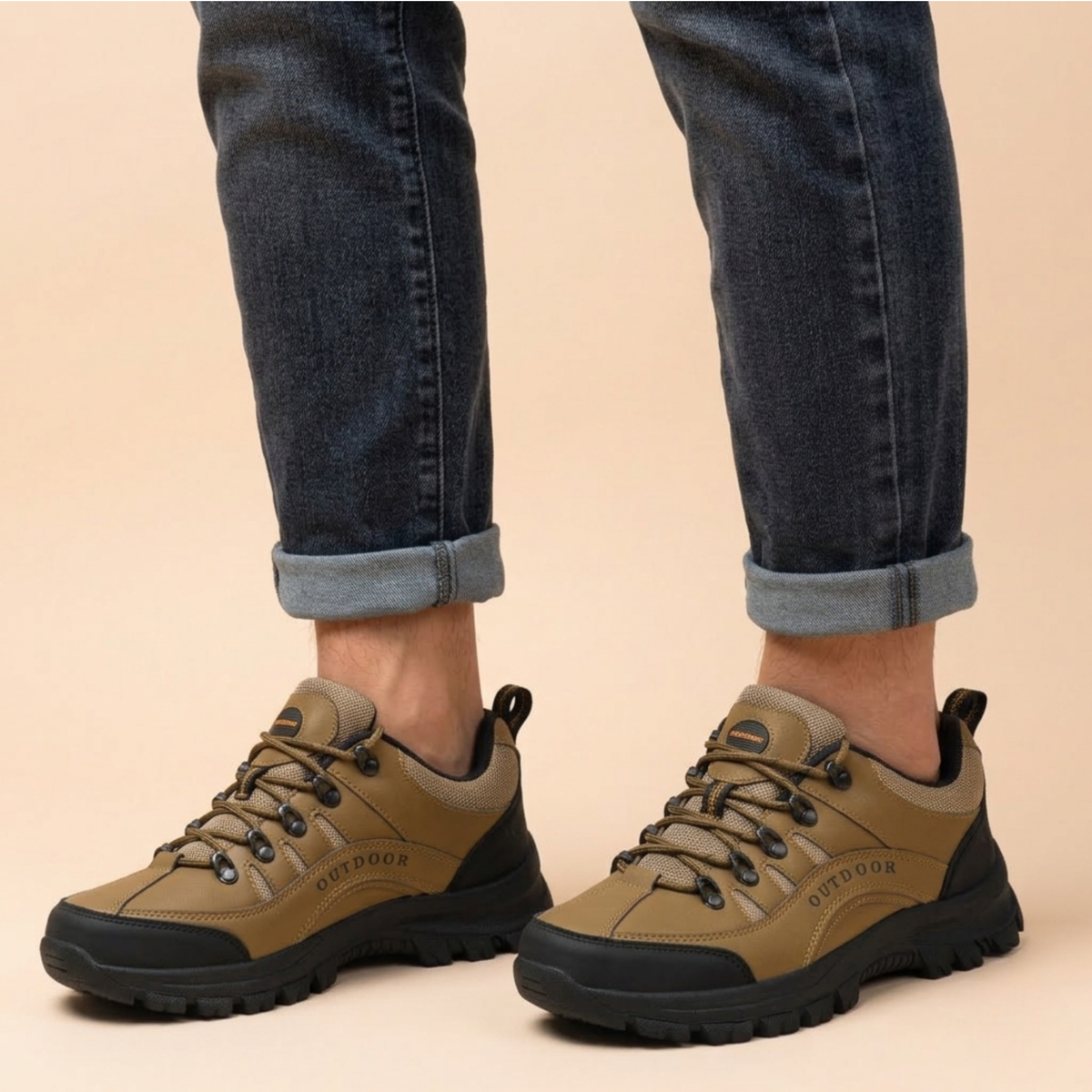 Men's Rugged Outdoor Walking Hiking Trail Shoes