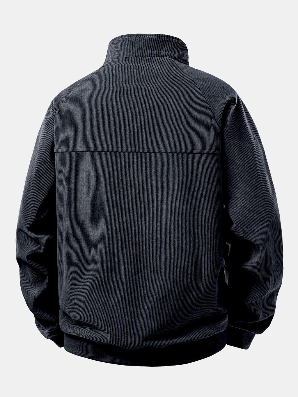 Men's Fine Corduroy Zip Collar Sweatshirt