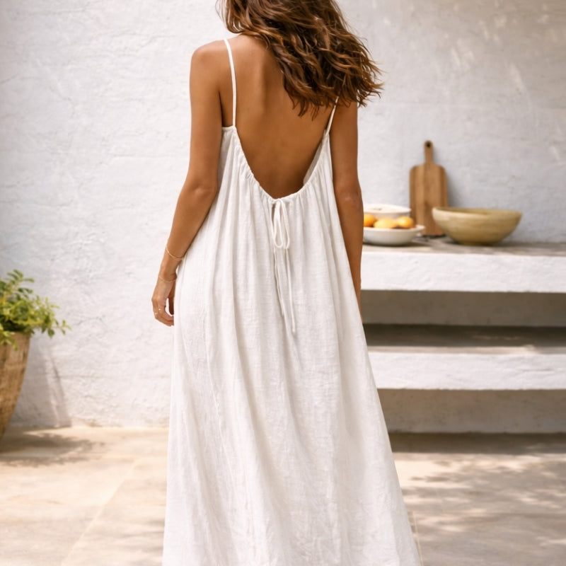 Women's Maxi Dress Spaghetti Strap Sundress