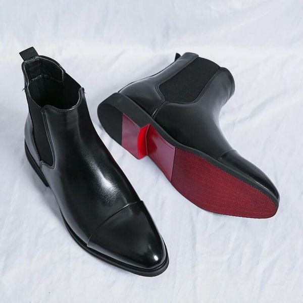 Men's Leather Boots Stylish Durable Comfortable Casual Smart Everyday