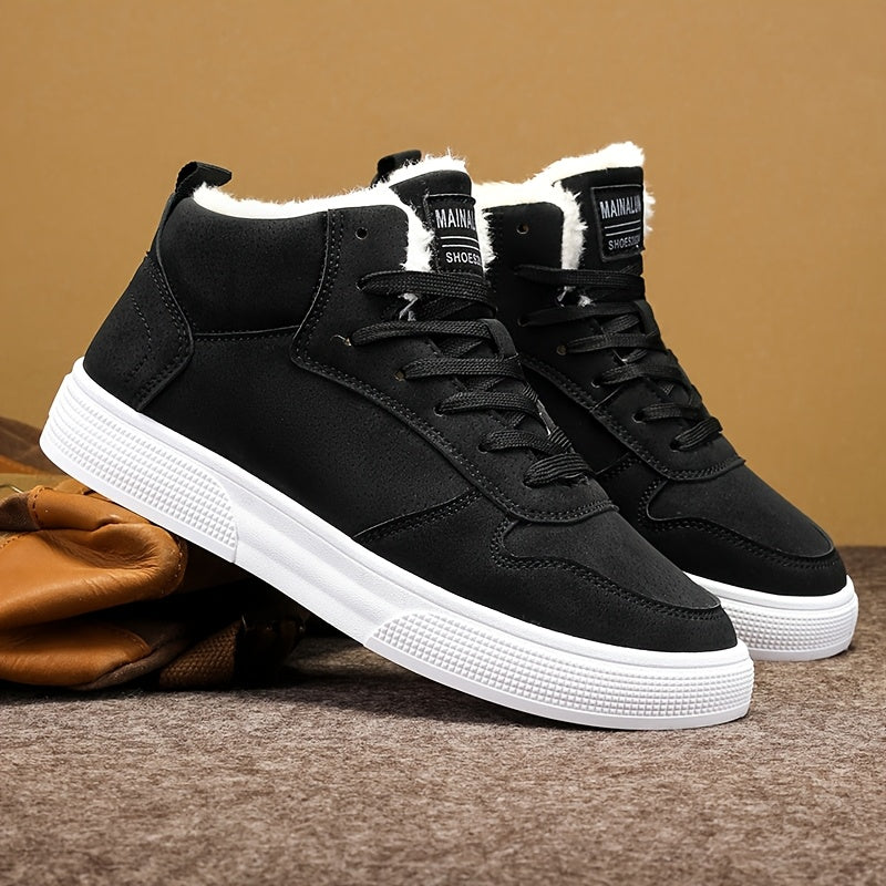 Women's Fleece-Lined Winter Lace-Up High-Tops