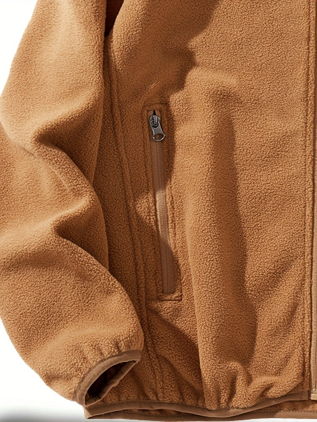 Women's Zip-Pocket Outdoor Jacket with Stand-Up Collar
