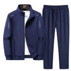 Men's Tracksuit Set with Zip Jacket Regular Fit