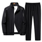 Men's Tracksuit Set with Zip Jacket Regular Fit