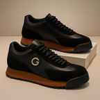 Men's Retro Colour Block Suede Casual Lifestyle Sneakers