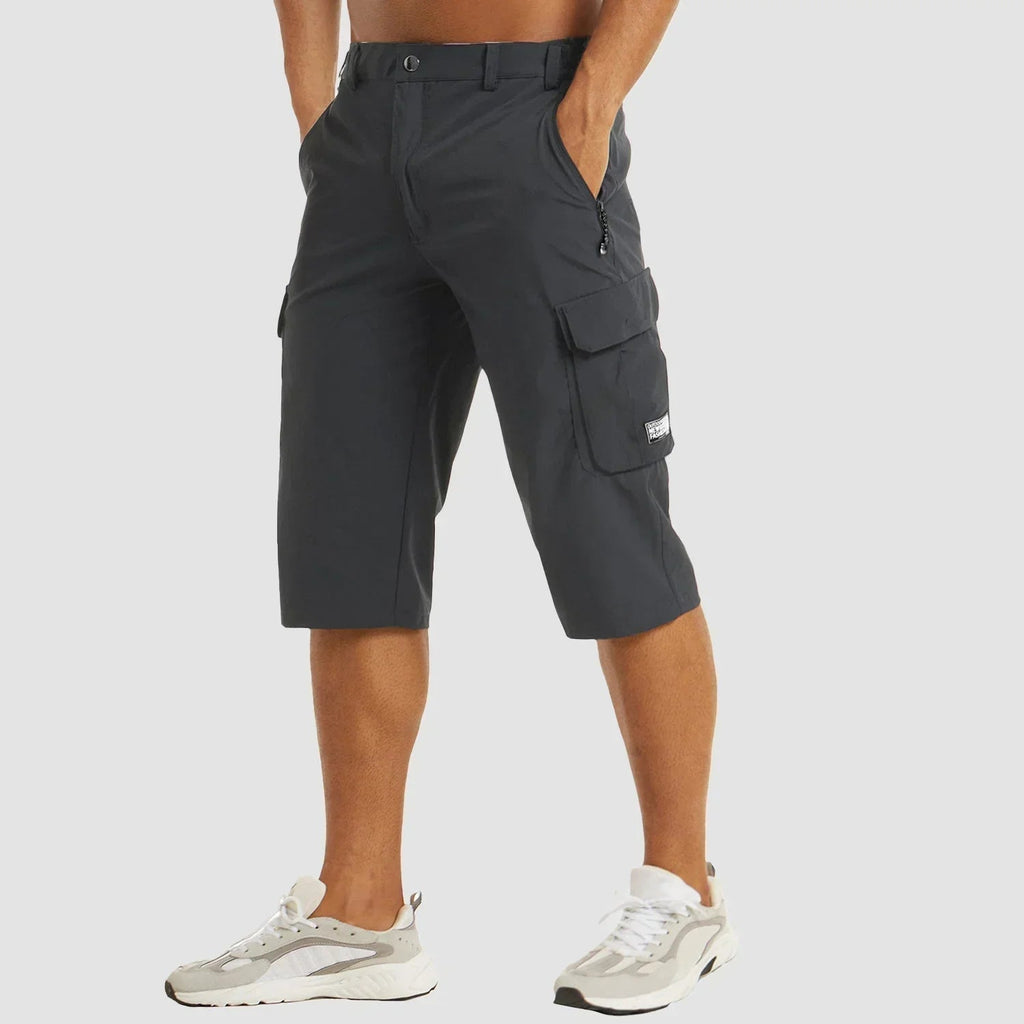 Men's Stretch Cargo Bermuda Shorts with Utility Pockets