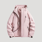 Women's Waterproof Hooded Windbreaker Jacket – Lightweight Outdoor