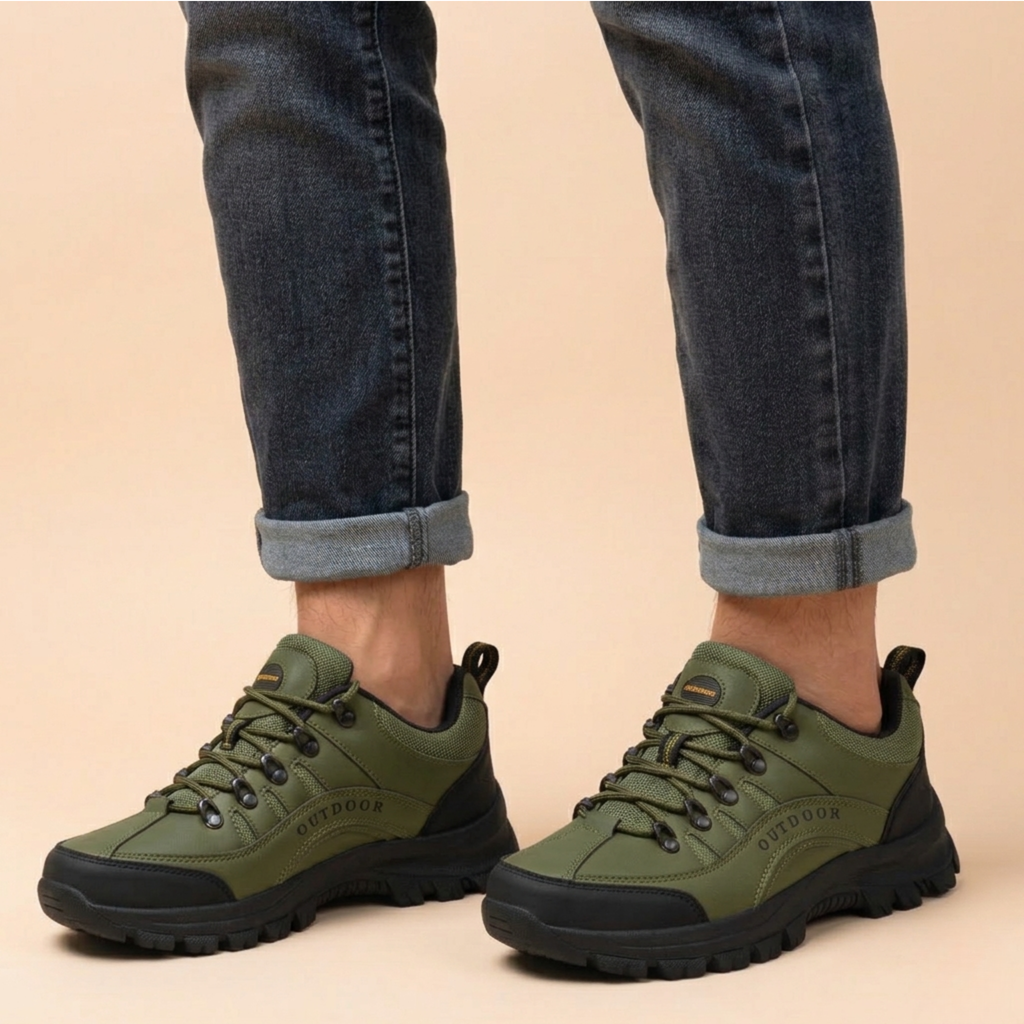 Men's Rugged Outdoor Walking Hiking Trail Shoes