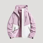 Women's Waterproof Hooded Windbreaker Jacket – Lightweight Outdoor
