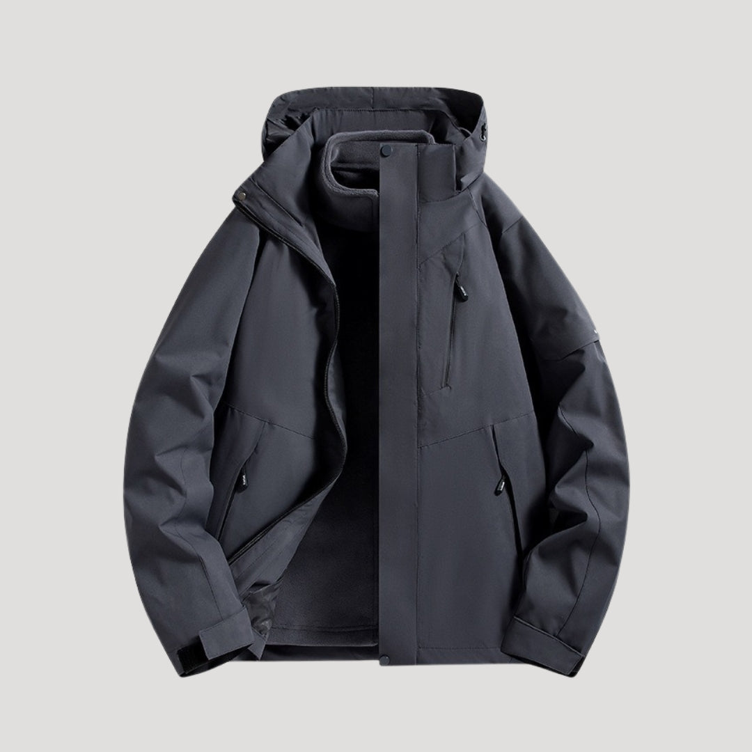 Women's Waterproof Hooded Windbreaker Jacket – Lightweight Outdoor