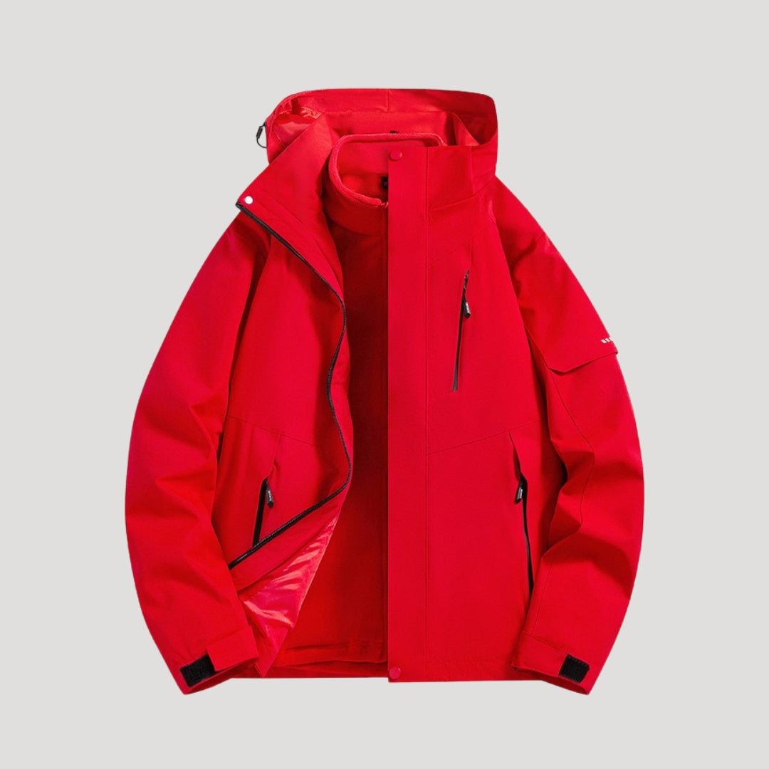 Women's Waterproof Hooded Windbreaker Jacket – Lightweight Outdoor