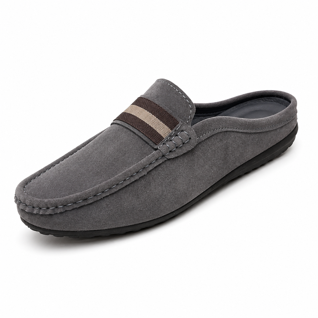 Men's Open Heel Loafer Slip On Comfort Casual Shoes