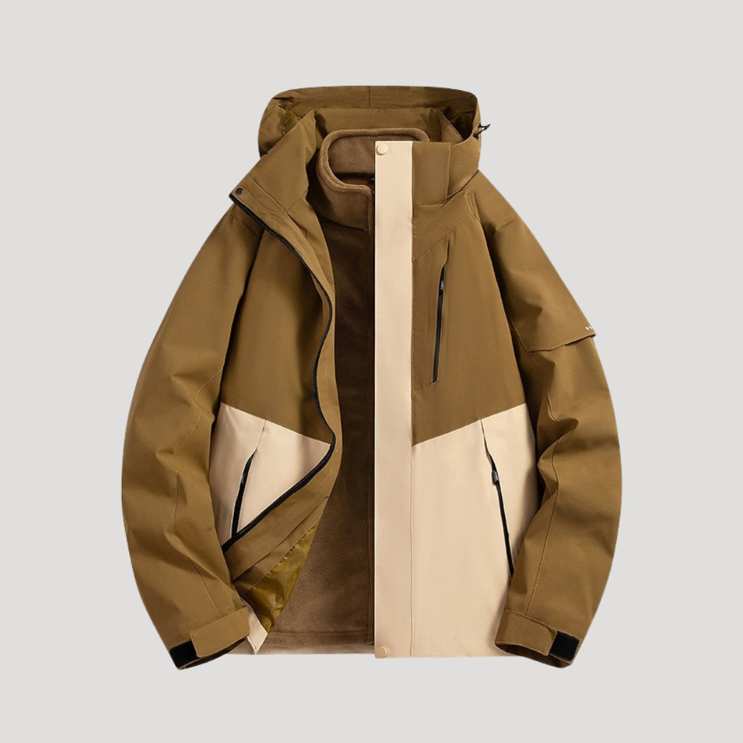 Women's Waterproof Hooded Windbreaker Jacket – Lightweight Outdoor