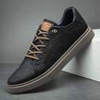 Men's Minimal Lace Up Casual Oxford Sneakers