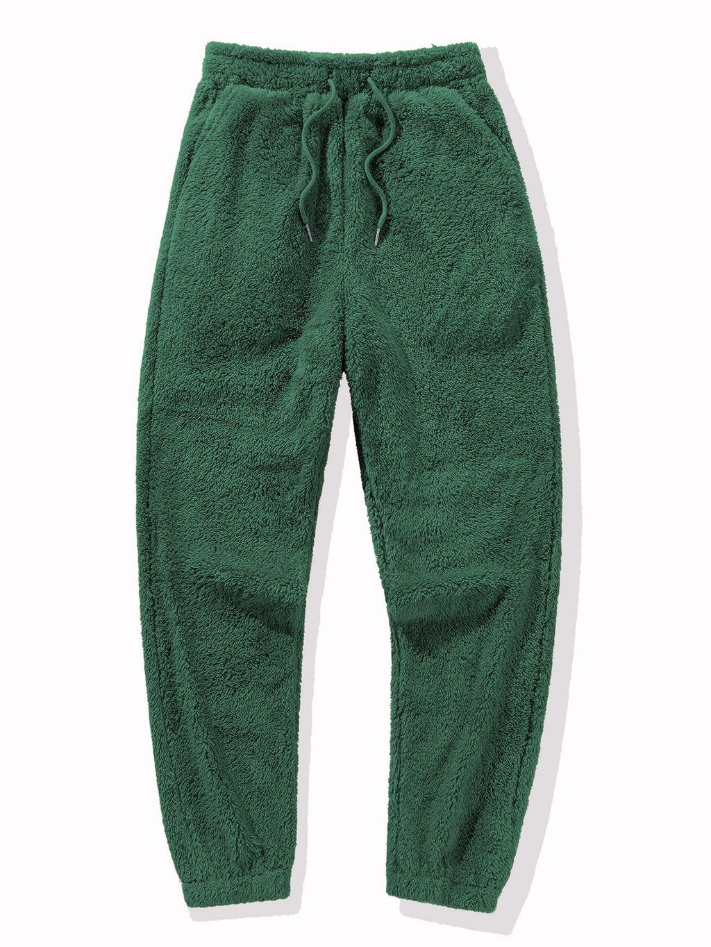 Men's Plush Teddy Fleece Tracksuit Relaxed Hoodie and Joggers