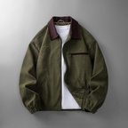 Men's Lightweight Zip Jacket Smart Casual Layer for Transitional