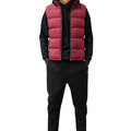 Men's Padded Quilted Gilet High Collar Zip Layer