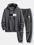 Men's Relaxed Hoodie Tracksuit Cotton Blend Jogger Set