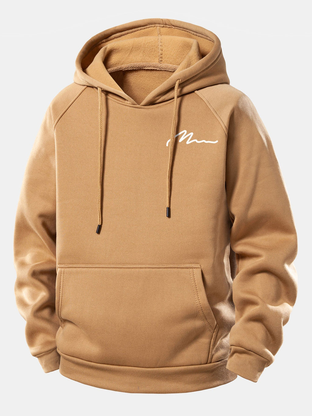 Men's Pullover Hoodie Tracksuit Relaxed Polyester Jogger Co Ord