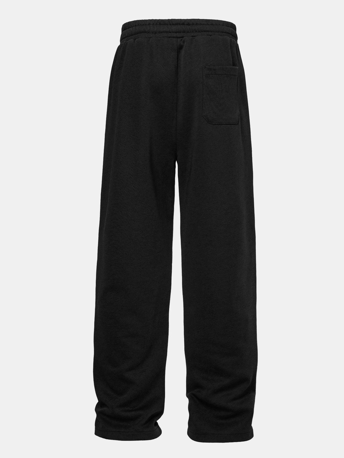 Men's Relaxed Hoodie Tracksuit Straight Leg Pintuck Sweatpants