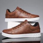 Men's Cushioned Walking Trainers Lace Up Casual Shoes