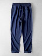 Men's Cotton Shirt and Linen Blend Trouser Set
